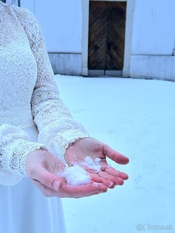 Boho svadobné šaty veľ. S / M - 6