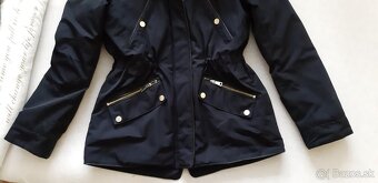 Tmavomodrá bunda Zara XS - 6