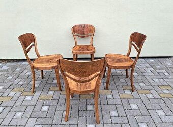 Luxusní prvorepublikové židle THONET - ART Deco - 6