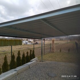Predám pozinkovaný ocelový prístrešok garáž carport na auto - 6