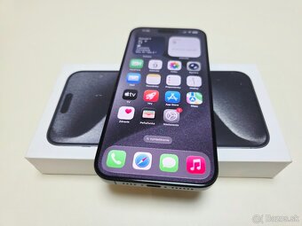 APPLE IPHONE 15 PRO MAX 256GB BLACK TITANIUM,BATERKA 94% - 6