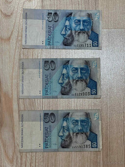 Slovenské bankovky/koruny pred eurom - 6