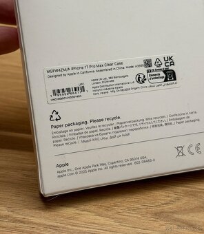 Apple Clear Case s Magsafe iPhone 17 Pro Max - 6