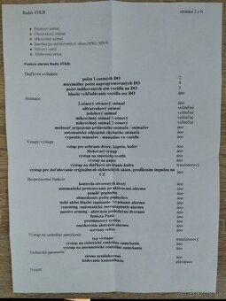 Autoalarm Radix 4TKB - 6