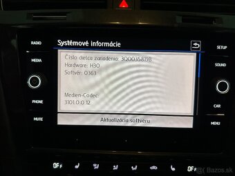 Rádio MIB 2 celosklo vw golf 7 facelift - 6