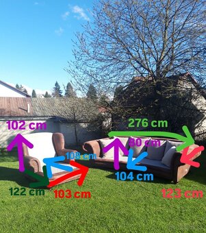 Predám veľkú pevnú sedačku s kreslom - 6