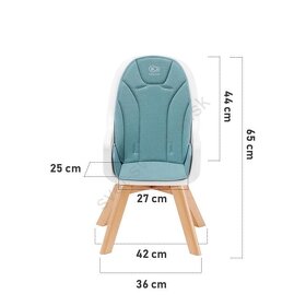 KINDERKRAFT - Detská jedálenská stolička 2v1 TIXI PC:109 - 6