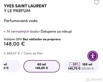 Pánska parfumovaná voda YVES SAINT LAURENT - 6