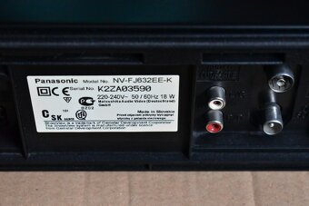 Panasonic NV-FJ632 Super Drive videorekordér - 6