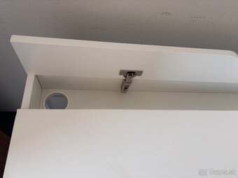 Písací stôl biely - 6