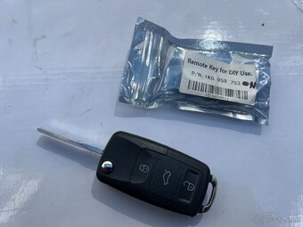 vw škoda kluč s elektronikou - 6