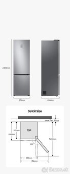 Samsung chladnička s mrazničkou 344 ℓ Séria RB7300T s WIFI - 6