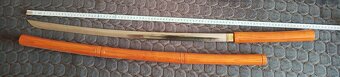 Japonský Samurajský skrytý meč drevo palica katana - 6