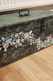 Stoličky,stolík,bedna Provence - 6