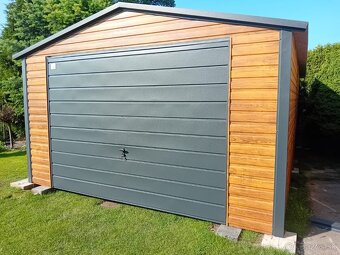 Plechová garáž 4×6 m – moderný dizajn - 6