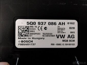 riadiaca jednotka komfortu Škoda VW - 6