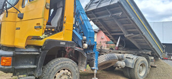 MAN 19,322 - 4x4 Trojstranný sklápač + hydraulická ruka - 6