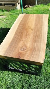 Masívny orechový stôl - 6