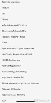 SMART LED TV Samsung UE65DU8072U 65” - 6