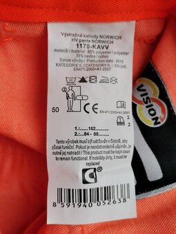 Pracovné nohavice, reflexné a sušené dubáky. - 6