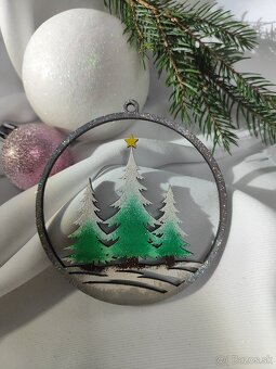 Vianočné ručne maľované ozdoby - 6