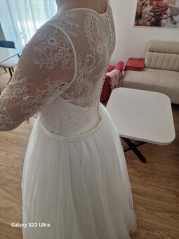 Svadobné šaty Rosa Clara Alina- šité na mieru - 6