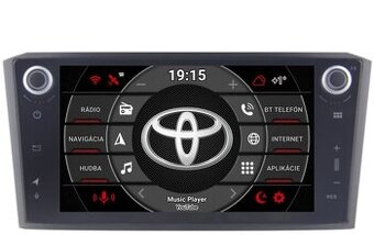 TOYOTA AVENSIS dotykove Android autoradio BT WIFI USB - 6