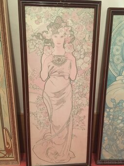 Alfonz Mucha reprodukcie zaramovane - 6