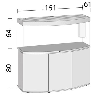 Predám akvarium Juwel vision 450 - 6
