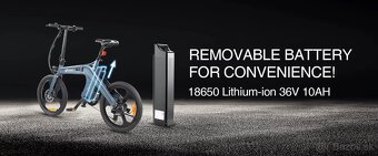 🟢 Predám nový elektrický bicykel DYU T1 - 6