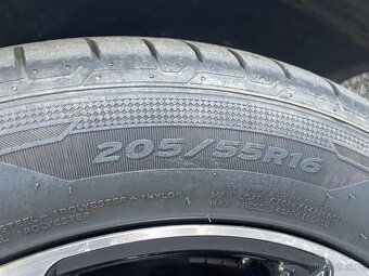 Predám 16” elektróny 5x112 s letnými pneu Hankook 205/55/R16 - 6