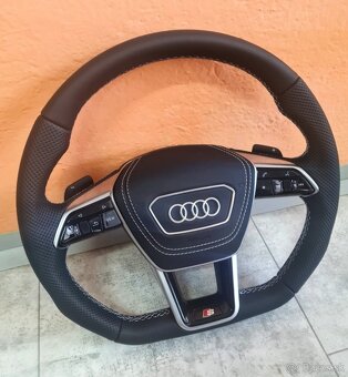 AUDI VOLANT - SPORTOVY S LOGOM S + AIRBAG + PADLA - 6