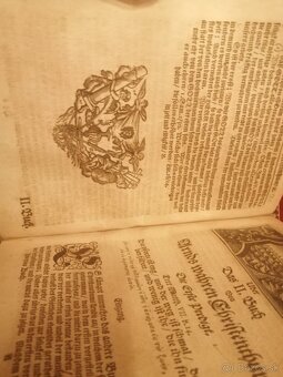 Stará hrubá baroková kniha z r. 1706 a 1702 - 6