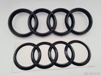 AUDI Čierne lesklé znaky - 6