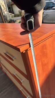 Dizajnová drevená komoda - 6