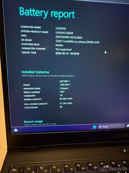 Herní notebook Legion s 2K displejom - 6