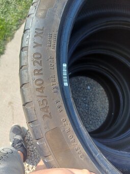 245/40 r20 letné pneumatiky ,Continental - 6