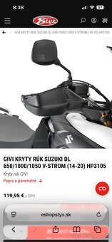 Suzuki dl 650 v strom kryty ruk - 6