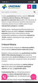 Čistička vzduchu s uv lampou a wifi - 6