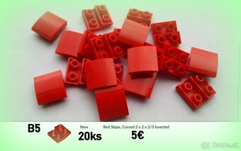 B Lego® Originál Diely červené (ako nové) - 6