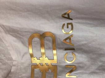 BALENCIAGA gold damske tricko M/L - 6