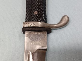 Wehrmacht vychádzkový bodák/ bajonet s leptom - 6