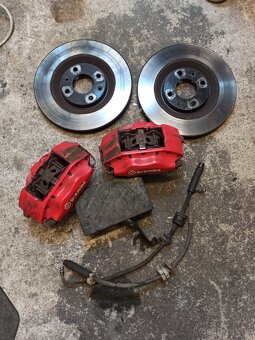 Swap prednych brzd peugeot 4 piest - 6
