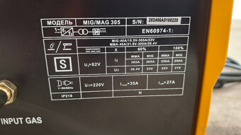 🛠️ Zváračka KAISER MIG/MAG 305 – 305A, MIG/MAG + MMA - 6