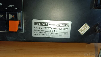 Predám zosilňovač TEAC AS-M30 - 6