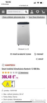 Smart mobilná klimatizácia Hantech 12 000 Btu - 6