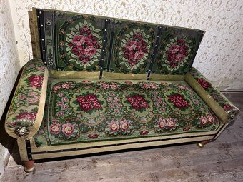 Krásny starý vintage gauč 🛋️ - 6