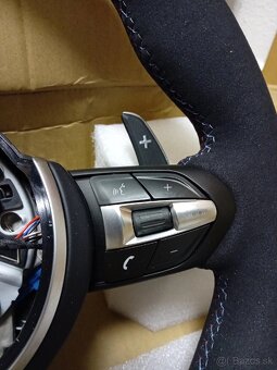 Športový alcantara BMW volant - 6