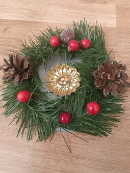 Vianočné dekorácie - svietniky - 6