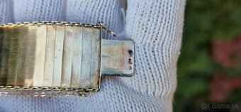 Starožitný zlatý náramok 14kt - 6